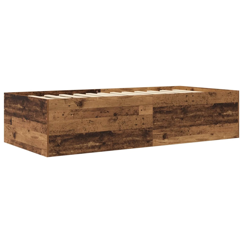 Telaio del letto con storage Legno antico 80 x 200 cm 3429648
