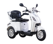 Scooter Z-TECH ZT-15-D "TRILUX PLUS" 3 RUOTE Differenziale per Disabili e Anziani -Bianco