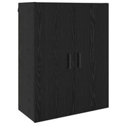 Armadietto a muro Rovere Nero 69,5 x 34 x 90 cm 879521