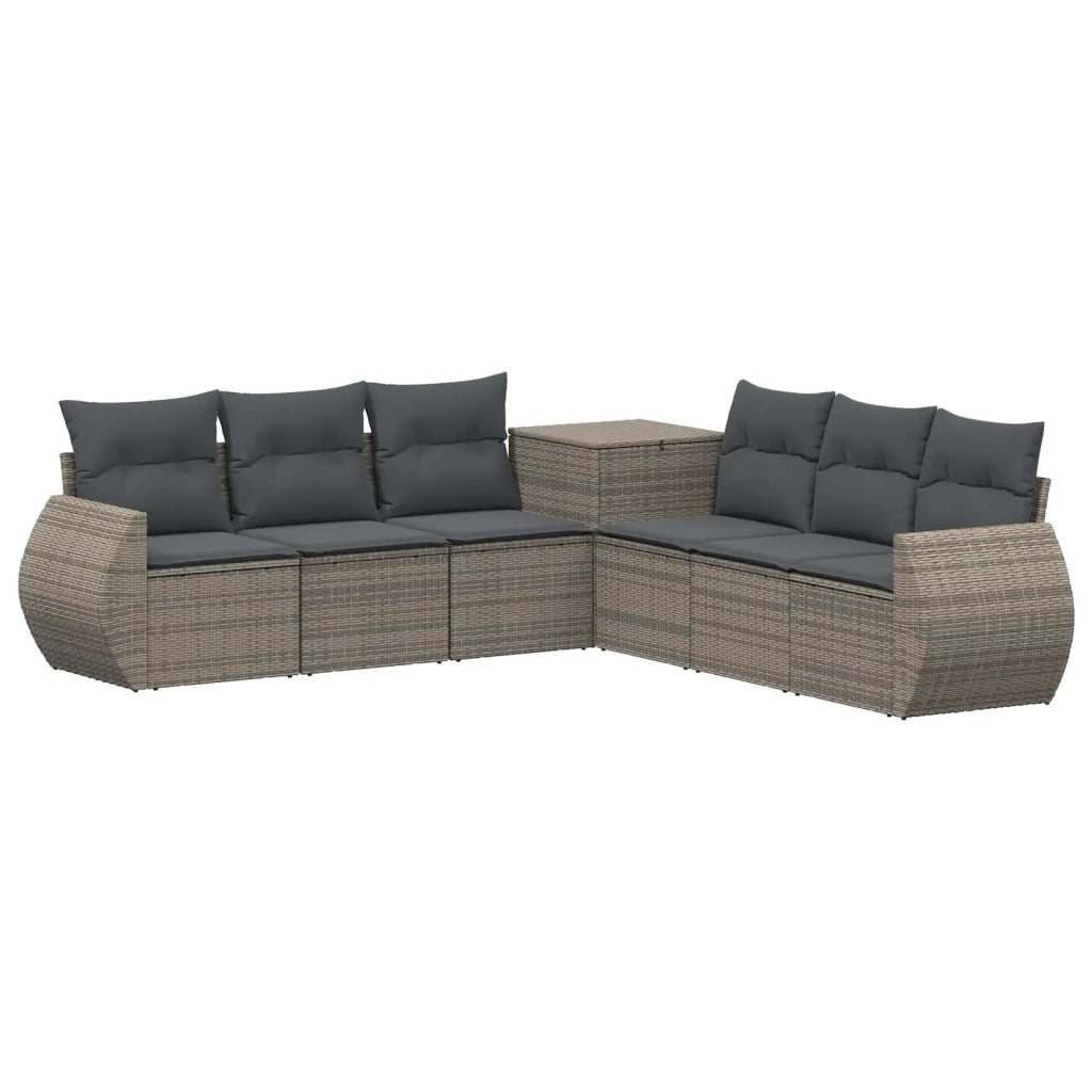 Set di divani 7 pz Grigio e Grigio Scuro 3448824