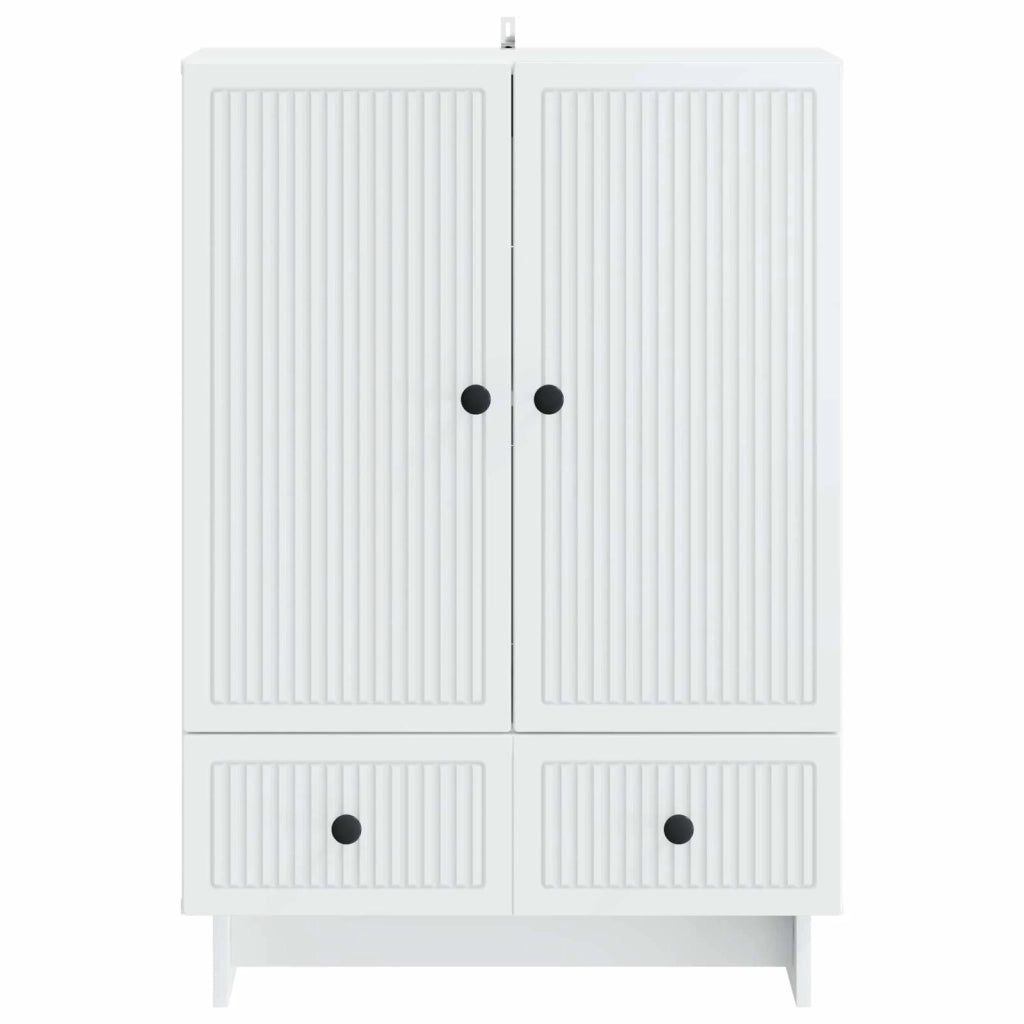 Credenza Bianco 66 x 34,5 x 95 cm Legno ingegnerizzato 893975