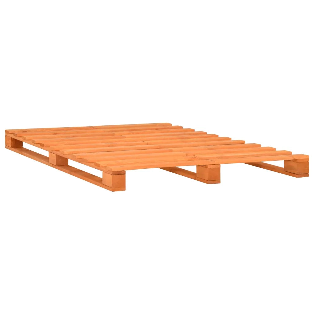 Giroletto in Pallet Marrone Legno Massello di Pino 140x200 cm cod mxl 62274