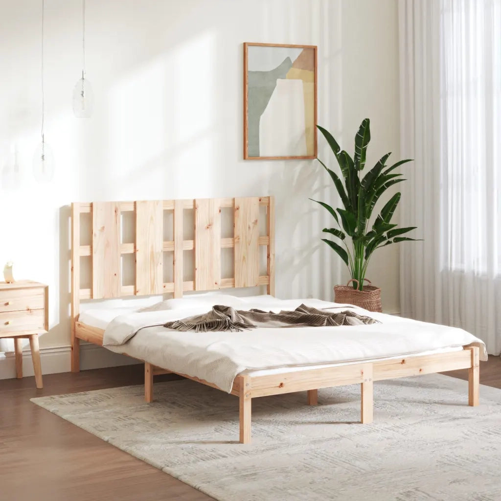 Giroletto senza Materasso-Struttura Letto 120x200 cm in Legno Massello di Pino 323472