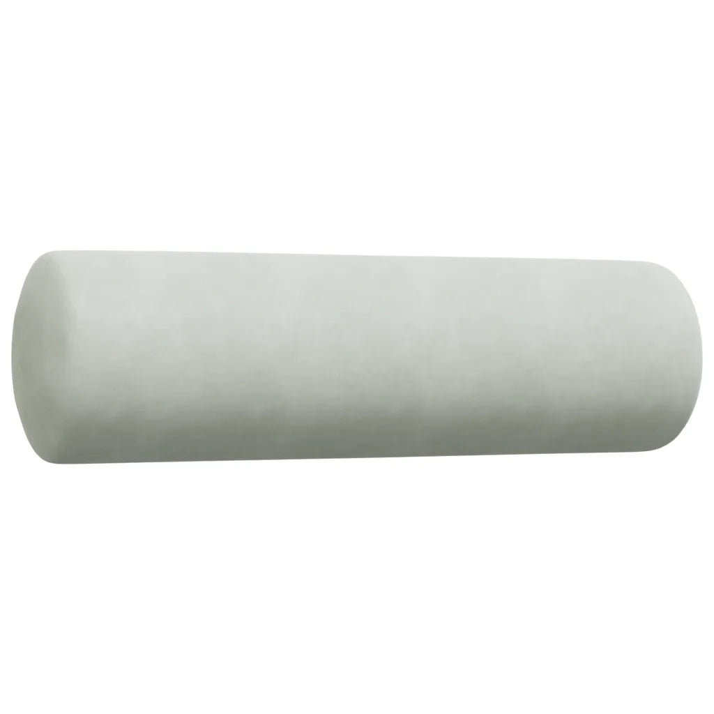 Set di Divani 4 pz con Cuscini e Rinforzi Grigio Chiaro Velluto