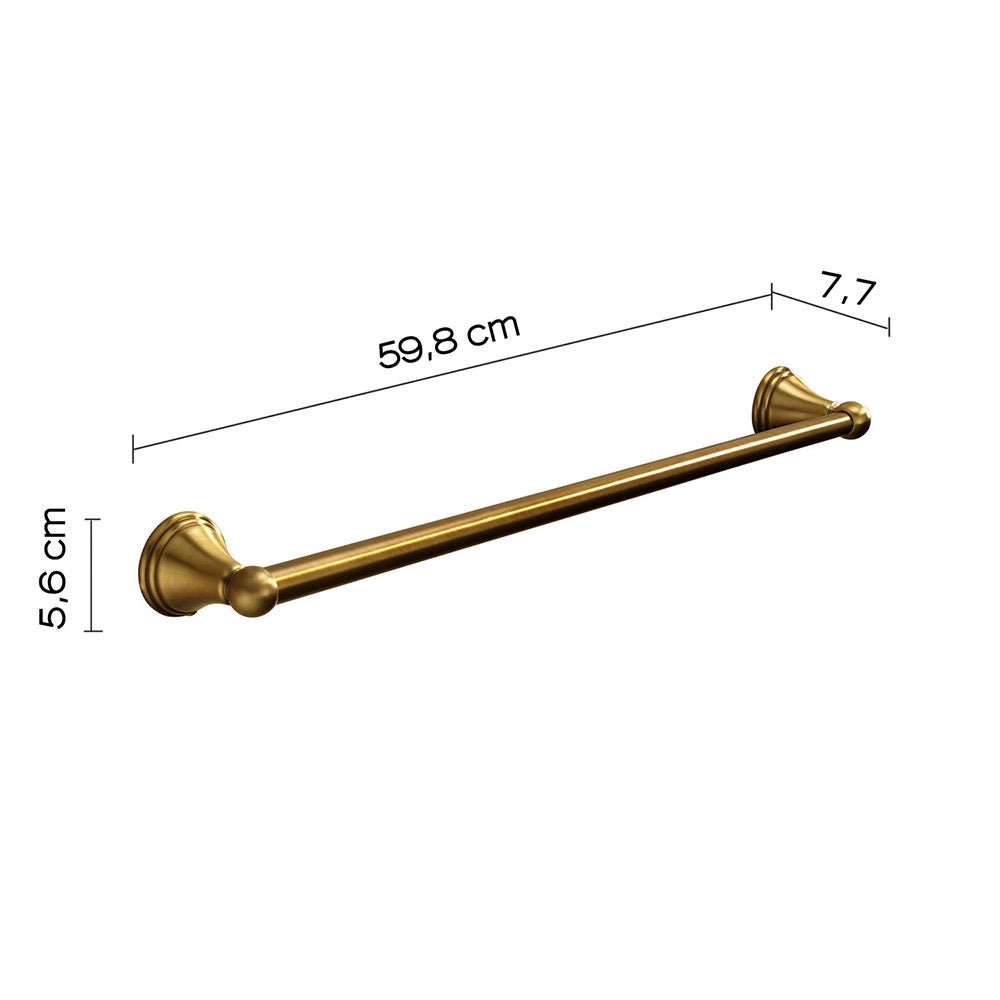 Portasalviette GEDY linea Romance da 60cm Bronzo