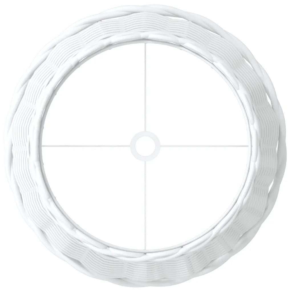 Paralume Bianco ?25x17 cm in Vimini CFW3068207