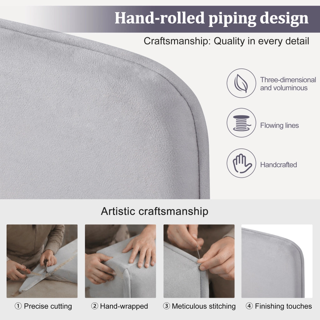 Letto divano 90 × 200 cm con contenitore idraulico, montaggio reversibile, senza materasso, en velluto grigio