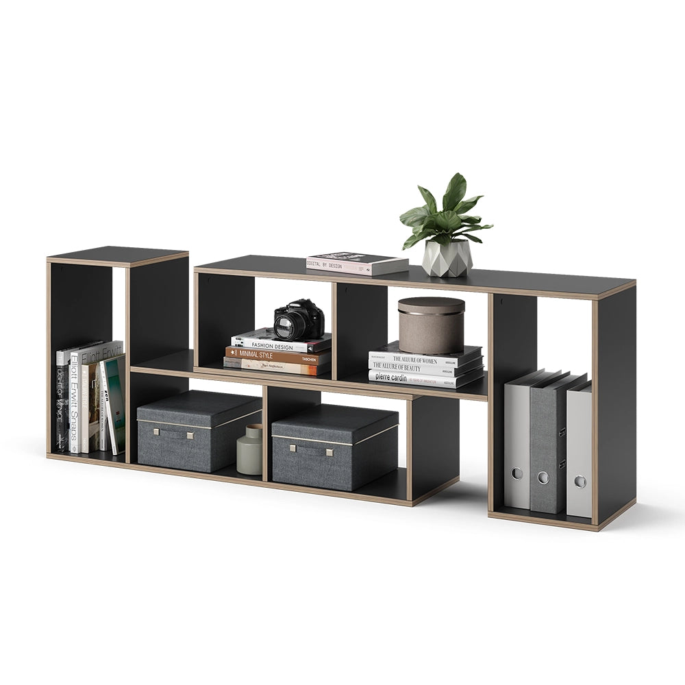 Vicco Libreria Antracite 112.8 x 56.4 cm Set di 2