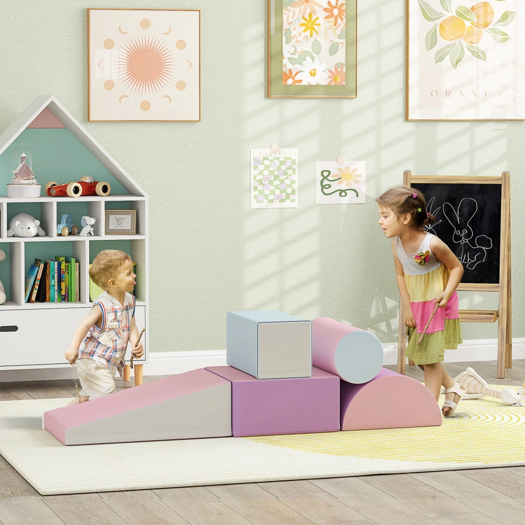 Blocchi Morbidi 5 Pezzi per Bambini 1-3 Anni ¨C zephmum ¨C Multicolore in Tessuto Sintetico