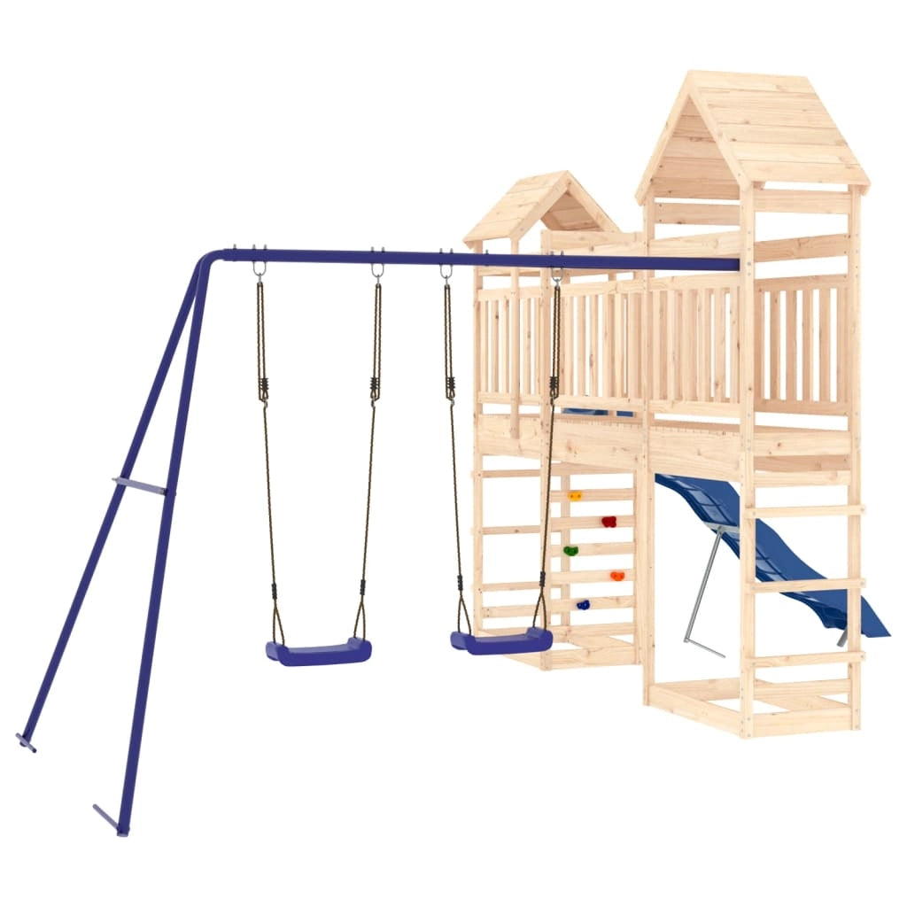Set da Gioco da Esterno in Legno Massello di Pinocod mxl 126634