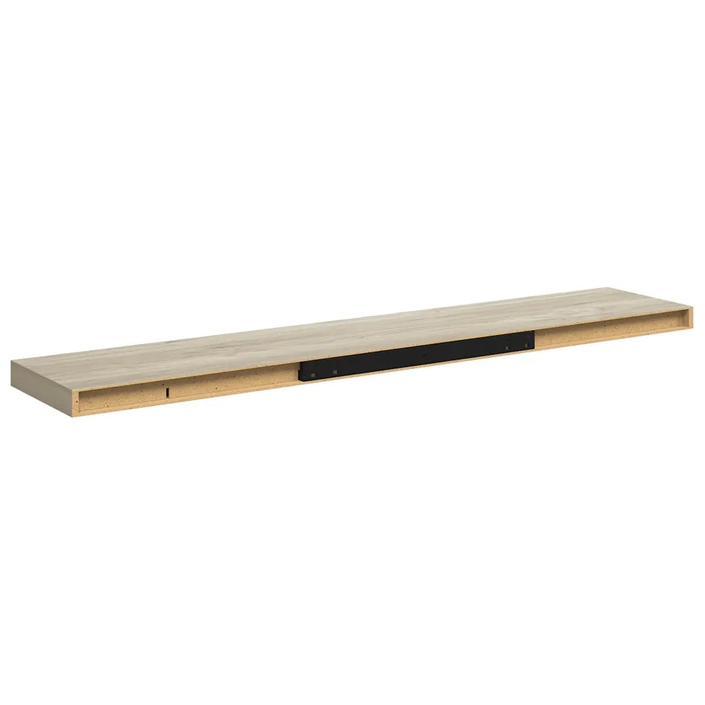 Scaffali a Parete 4 pz Rovere 120x23,5x3,8 cm in MDF cod mxl 32937