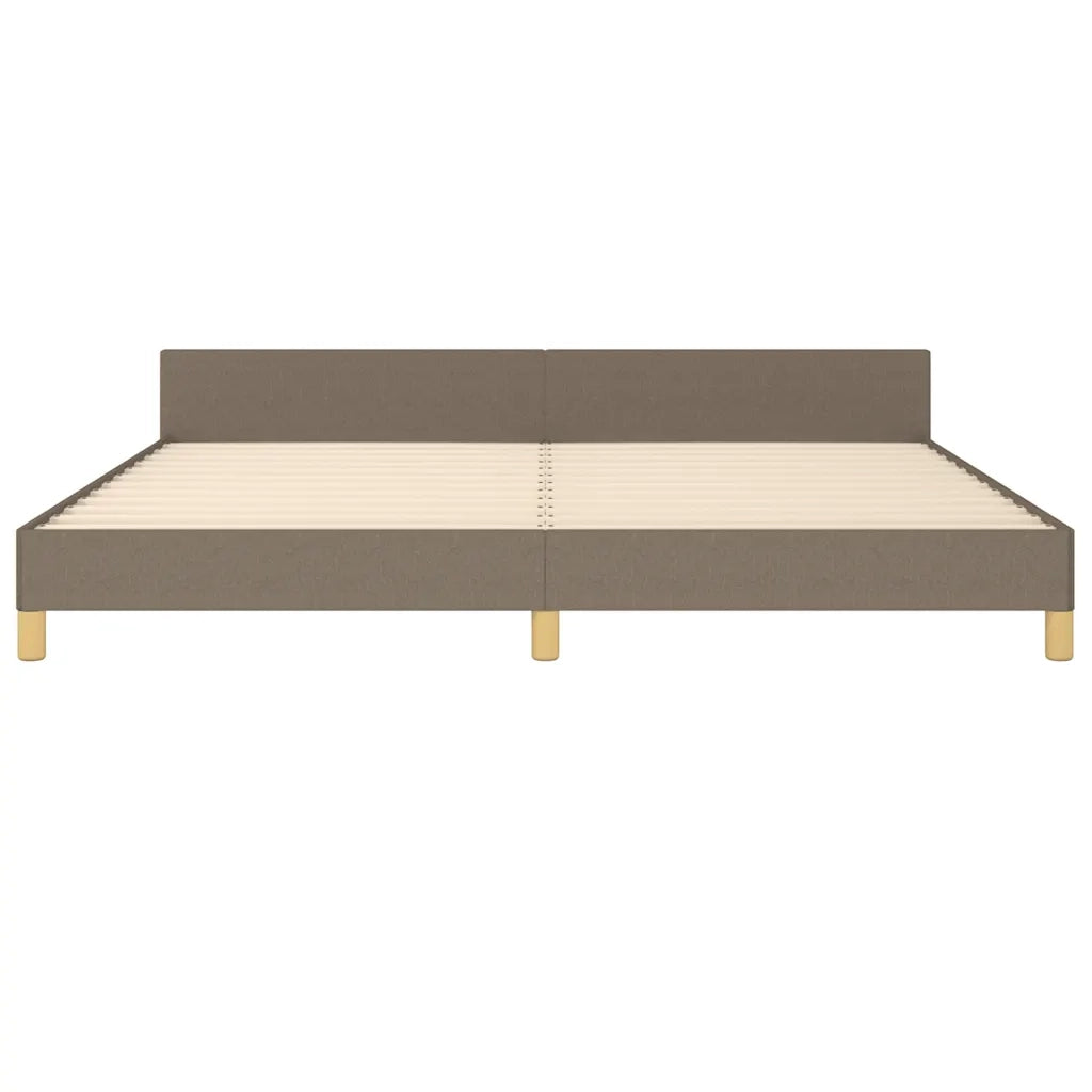 Giroletto senza Materasso Tortora 200x200 cm in Tessuto 347443
