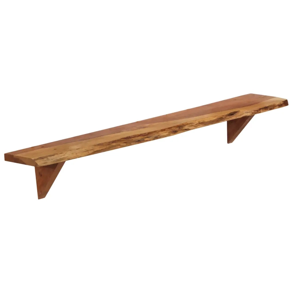 Mensole da Parete 2 pz 110x20x18 cm in Legno Massello di Acacia cod mxl 64412