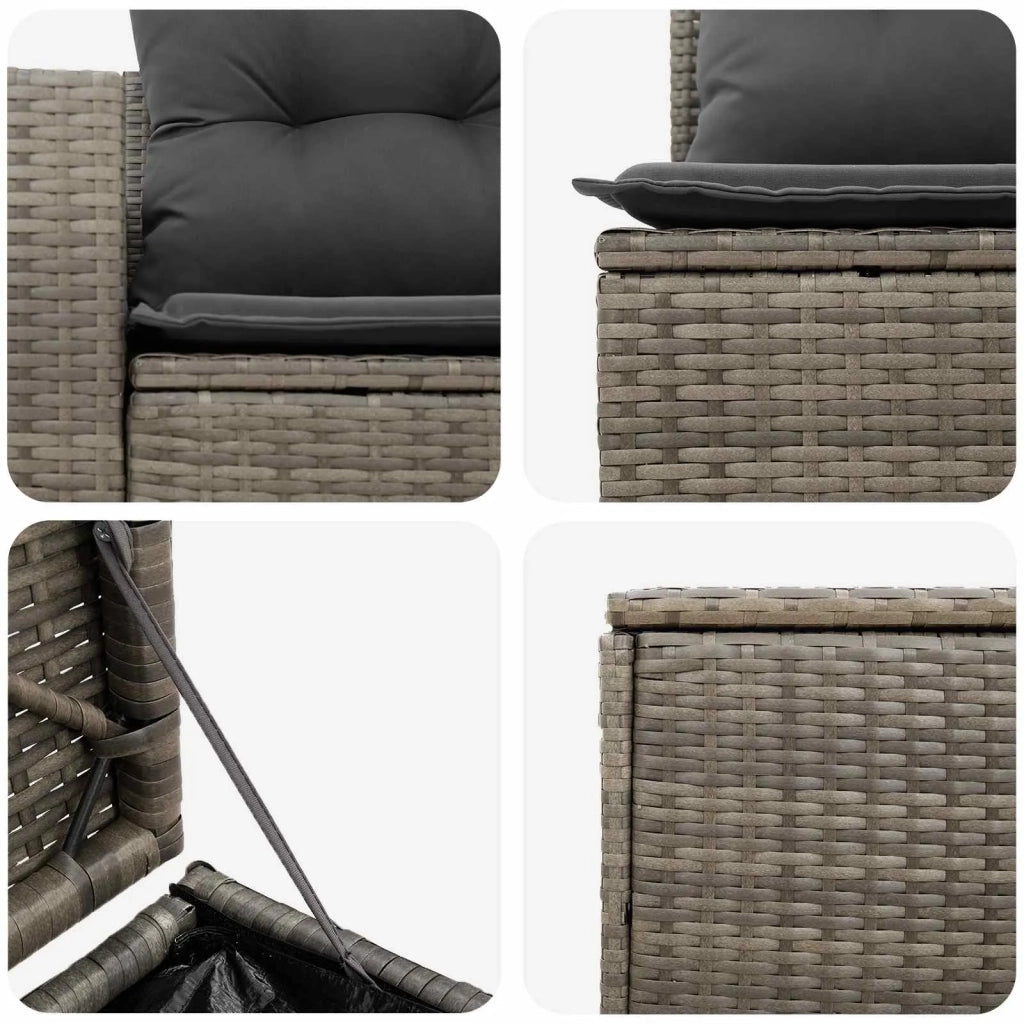 Set di divani 5 pz Grigio e Grigio Scuro 3447900