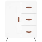 Buffet credenza cassettiera armadio mobile contenitore organizer per cucina soggiorno salotto 69,5 x 34 x 90 cm legno ingegnerizzato bianco 02_0030419