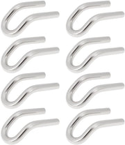 8 pezzi di attacco di scarico per motocicletta a forma U, 12x30mm, hardware di montaggio per estensione primaverile