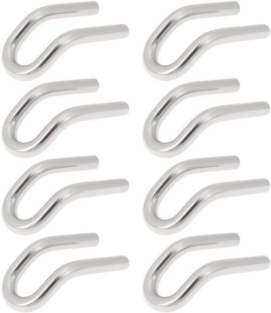 8 pezzi di attacco di scarico per motocicletta a forma U, 12x30mm, hardware di montaggio per estensione primaverile
