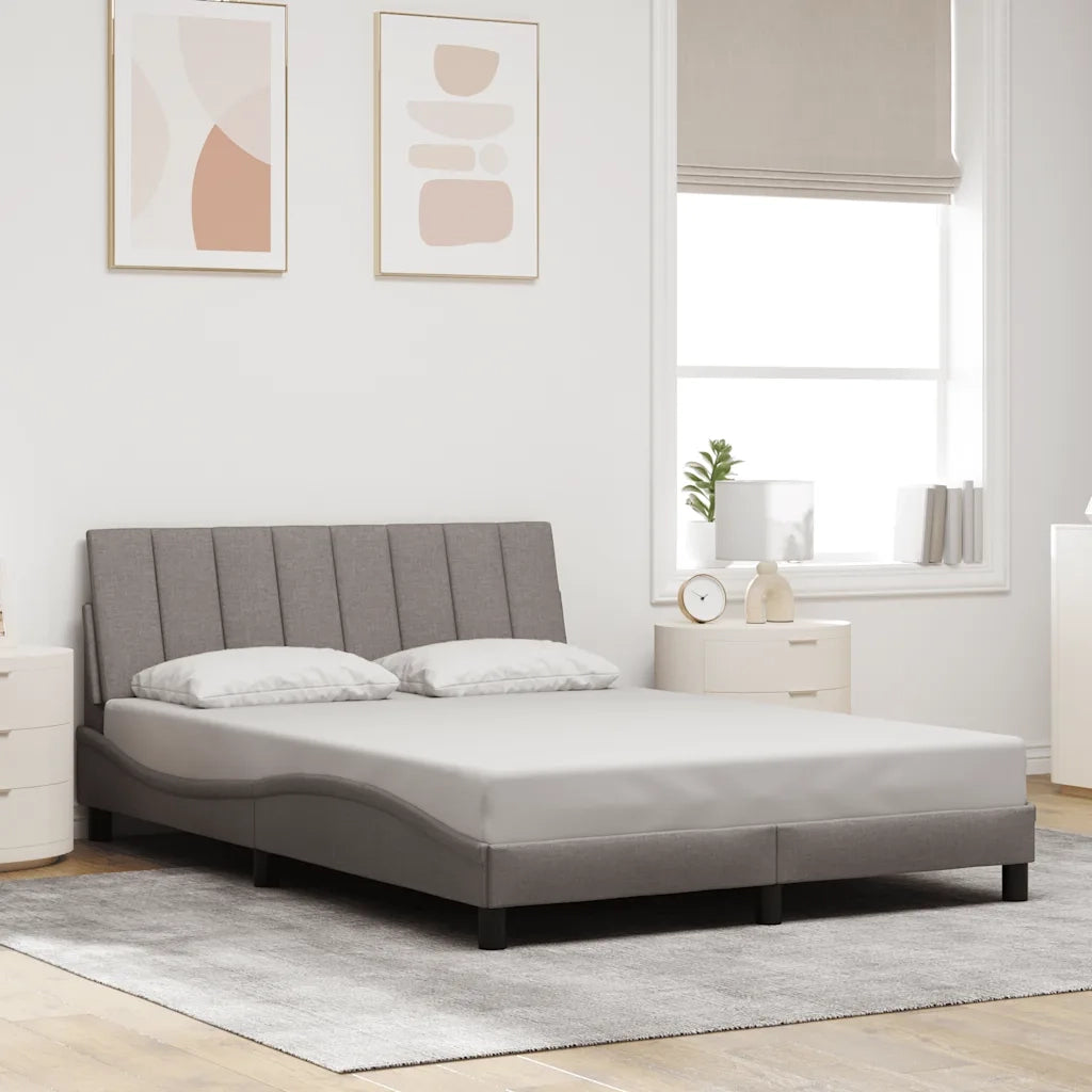 Giroletto senza Materasso Hanko Tortora 140x190 cm in Tessuto