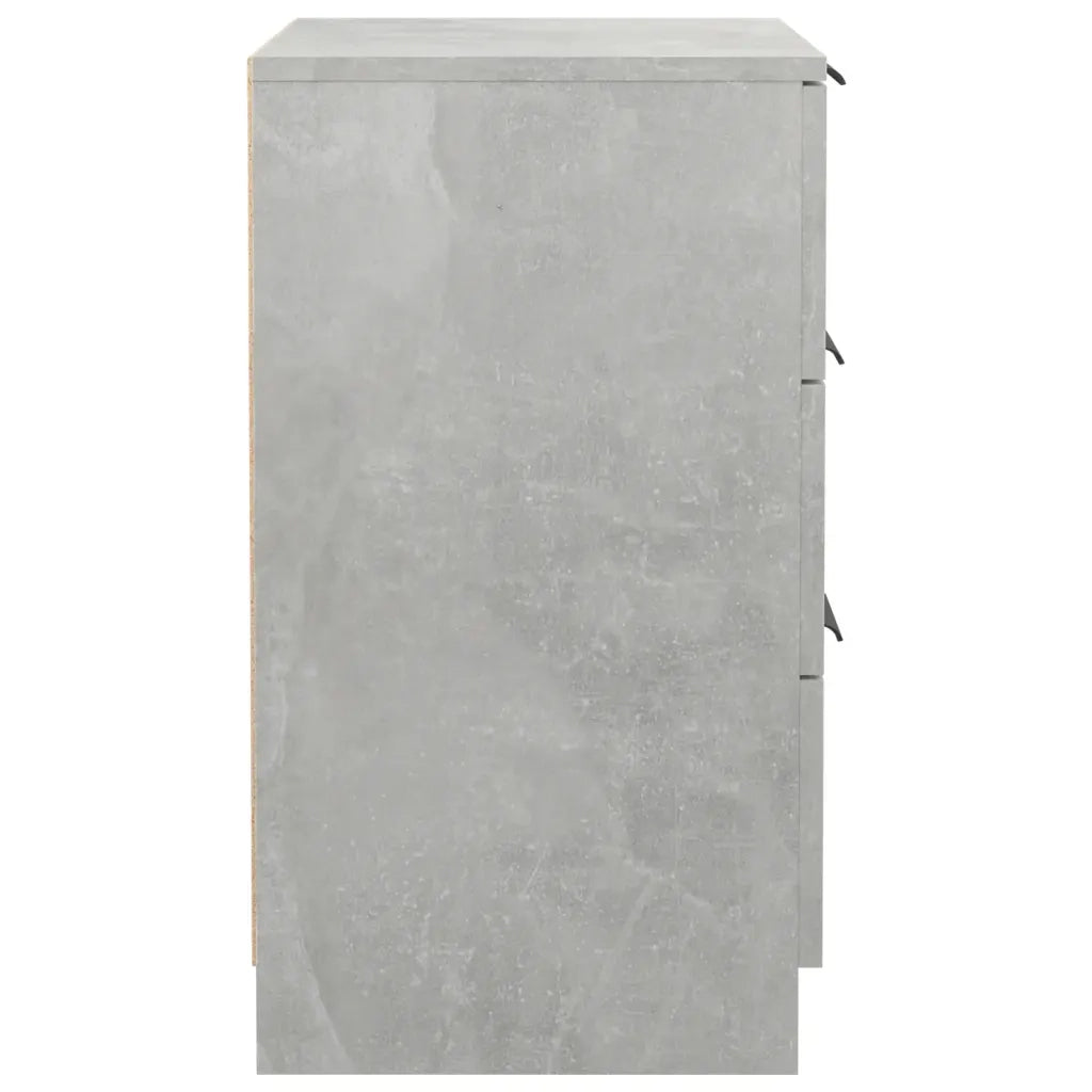 Comodino Grigio Cemento 40x36x65 cm cod mxl 41703