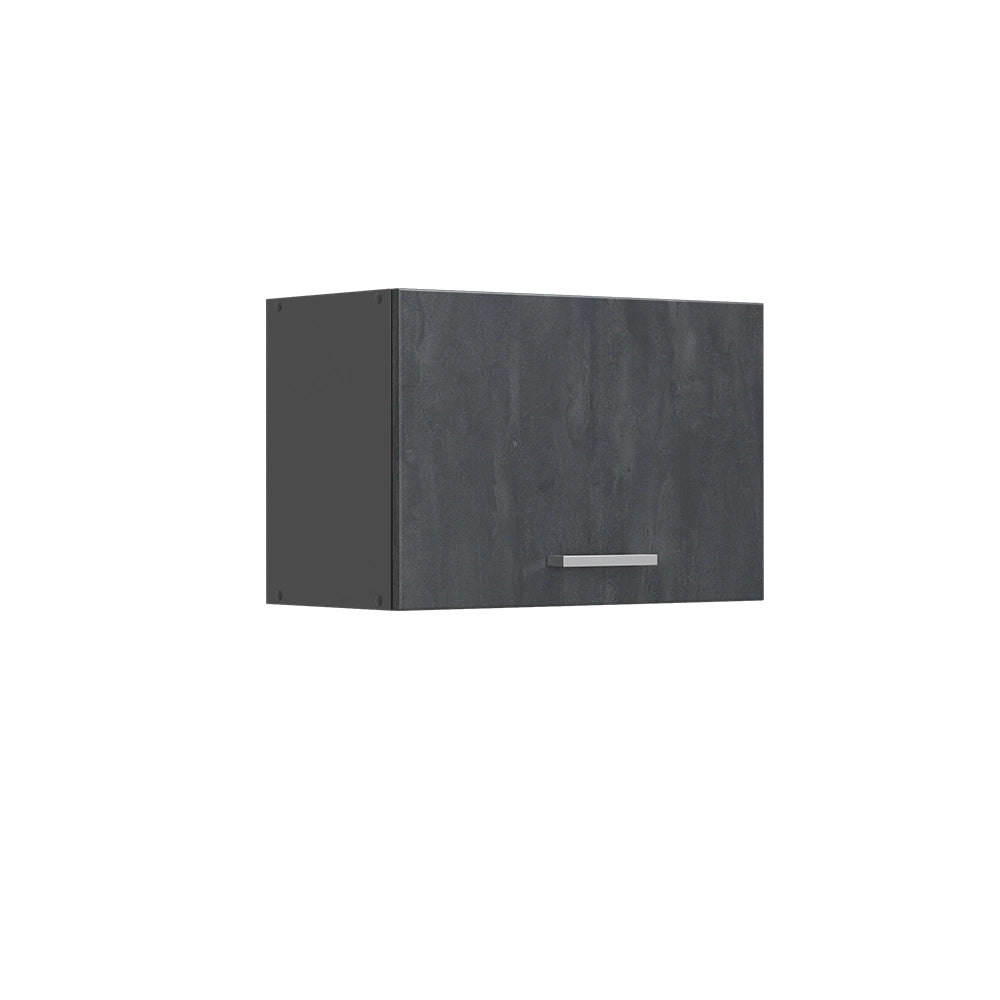 Vicco Pensile da cucina Calcestruzzo nero 60 cm Piatto