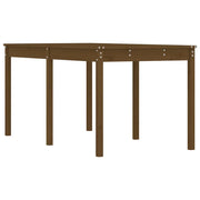 Tavolo da Giardino | Tavolino da esterno Ambra 159,5x82,5x76cm Legno Massello di Pino