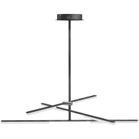 Lampada da Soffitto LED Moderna Ø100x79 cm con Schermo in Acrilico Angolo di Luce Regolabile per Soggiorno Camera o Cucina