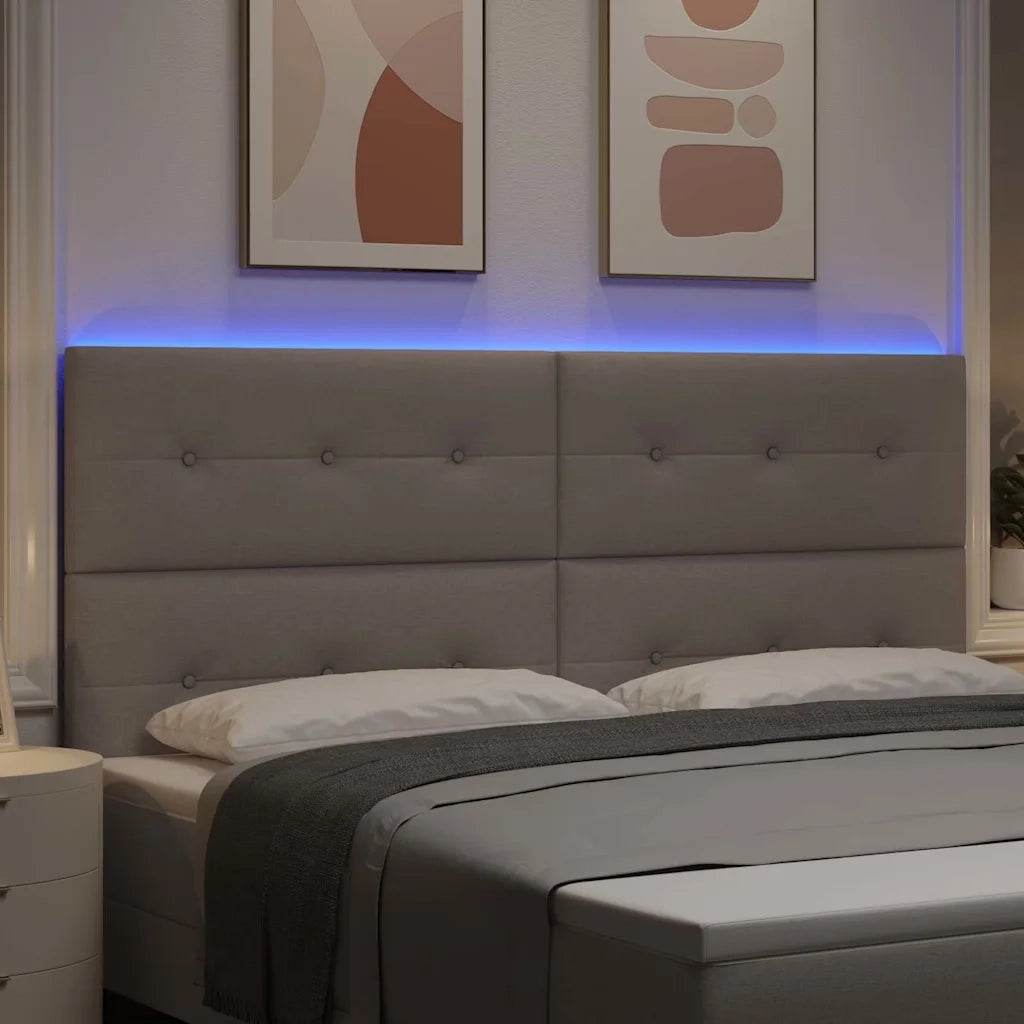 Testiera LED con strisce LED con testiera Talpa 200 cm Tessuto 3338466