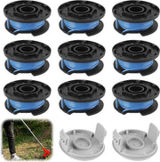 Set di fili di ricambio per trimmer - 12 pezzi + 2 doppi - diametro 165 mm lunghezza 34 m - compatibile con AC14RL3A - set di fili per trimmer - set di fili per trimmer