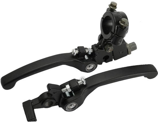 Coppia di manubri in lega di alluminio - Sostituzione per CRF IRBIS Apollo Xmotos KAYO BSE - Ripiegabile - Leggero - 100% Nuovo - Manubrio per motori