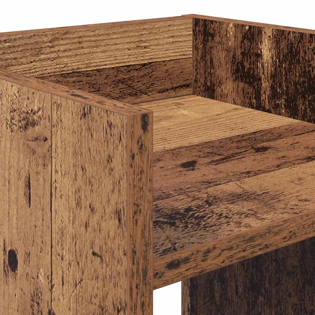 Supporto per piante 2 pcs Legno vecchio 30 x 30 x 80 cm