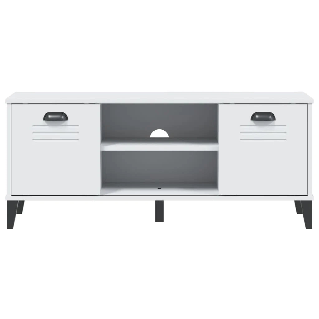 Panca portascarpe/stivali cassettiera scaffale mobiletto portaoggetti per ingresso 106 x 35 x 45 cm legno massello di pino bianco 02_0023012