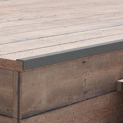 Profili Angolari per Decking in WPC  5 pz 170 cm Grigio cod mxl 40240