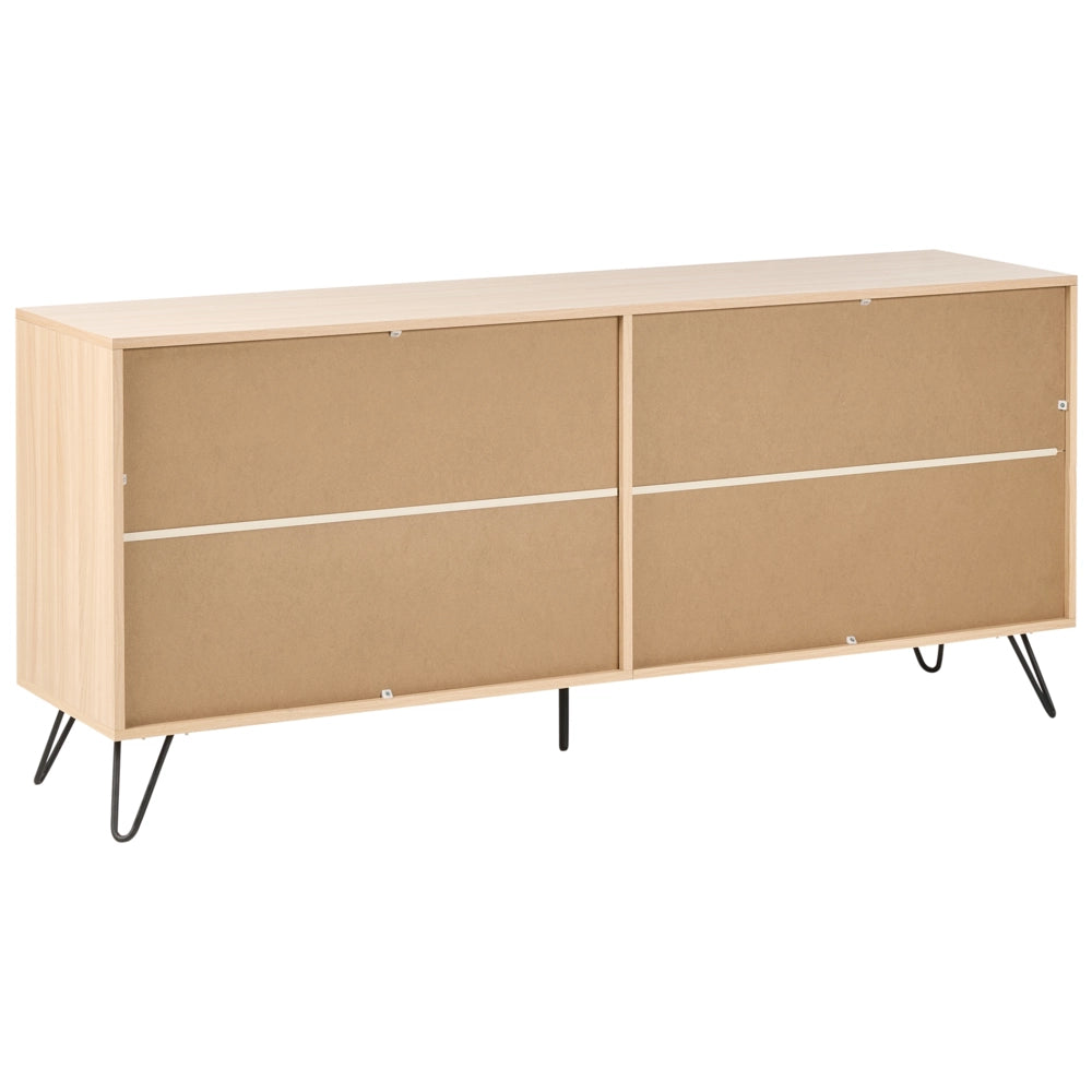 Cassettiera armadio credenza 6 cassetti stile minimalista camera da letto soggiorno