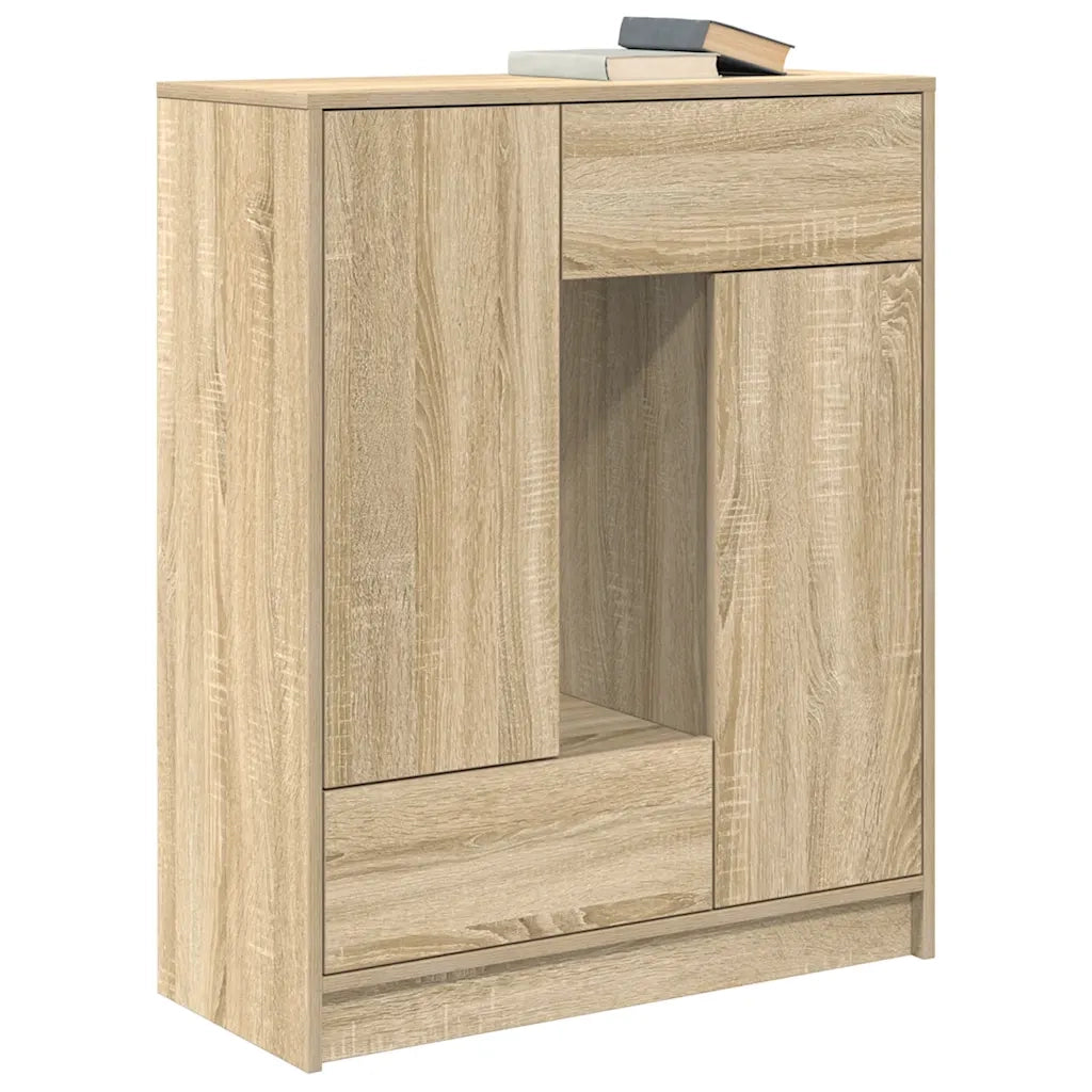 Credenza con Cassetti e Ante Rovere Sonoma 73x31x90 cm 861852