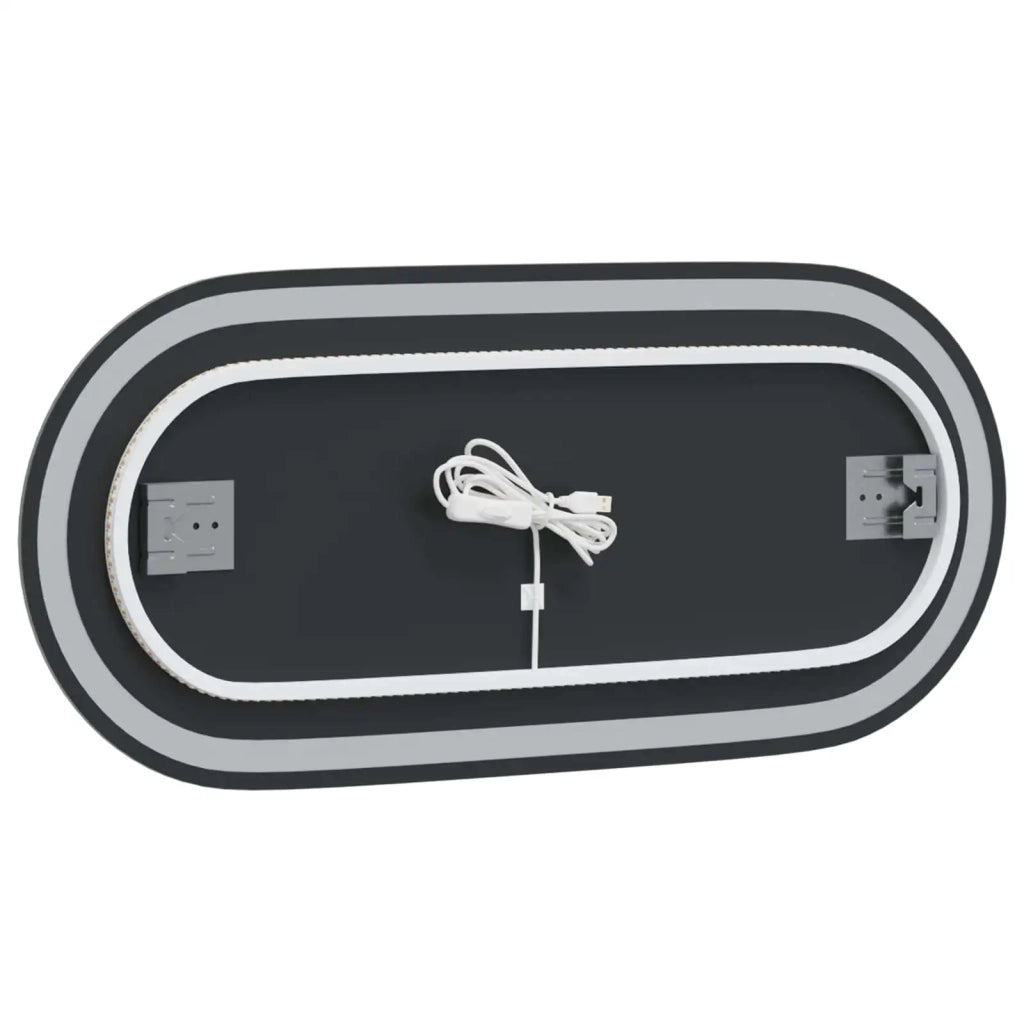 Specchio da bagno LED Trasparente 80 x 35 cm vetro temperato 42045853
