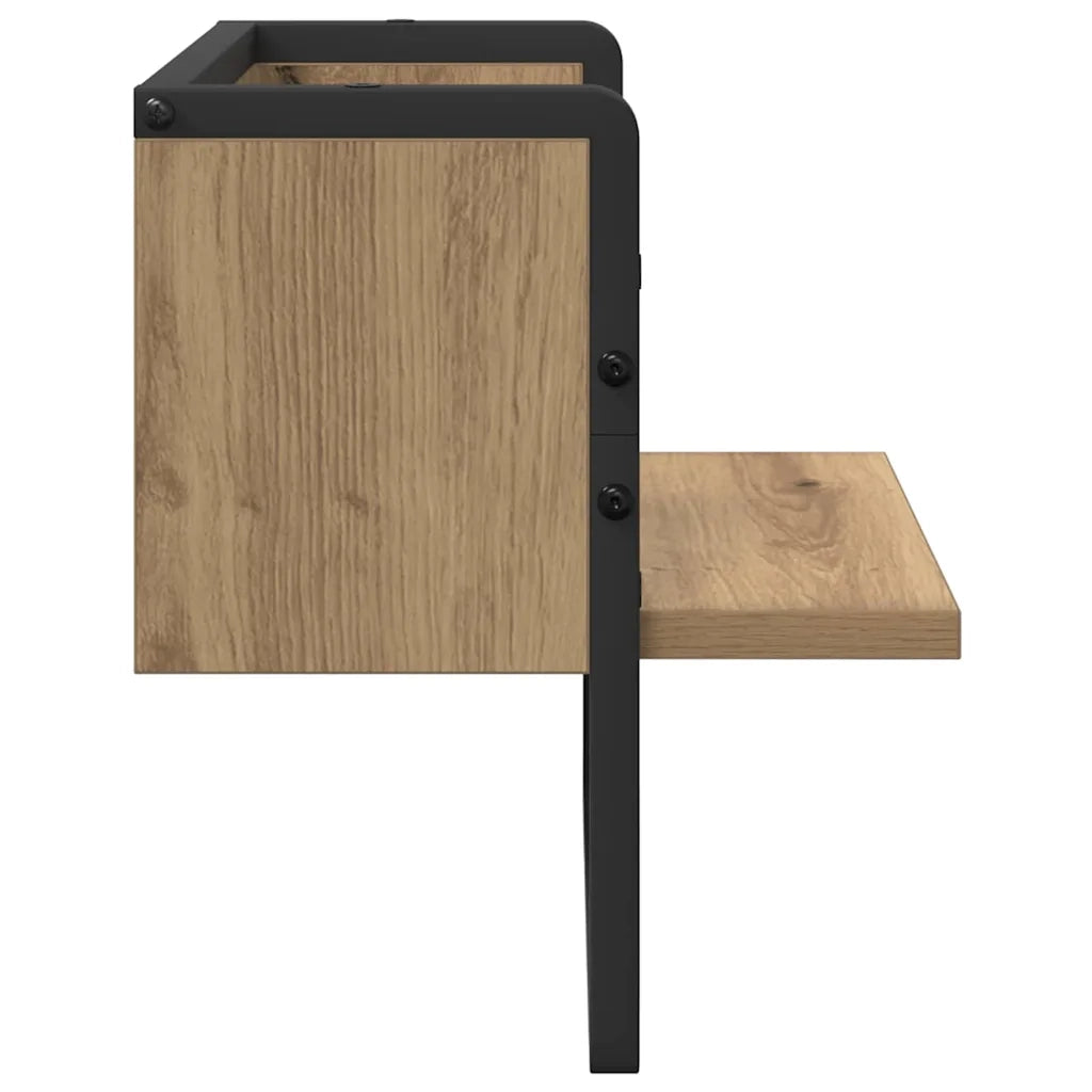 Scaffale da parete Rovere Artigianale 30 x 25 x 30 cm 893636