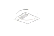Plafoniera da Interno a LED in Metallo Bianco Opaco