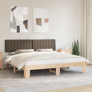 Letto con Testiera Rivestita-Struttura Letto con Testiera Talpa 200 x 200 cm Pino massello 445156