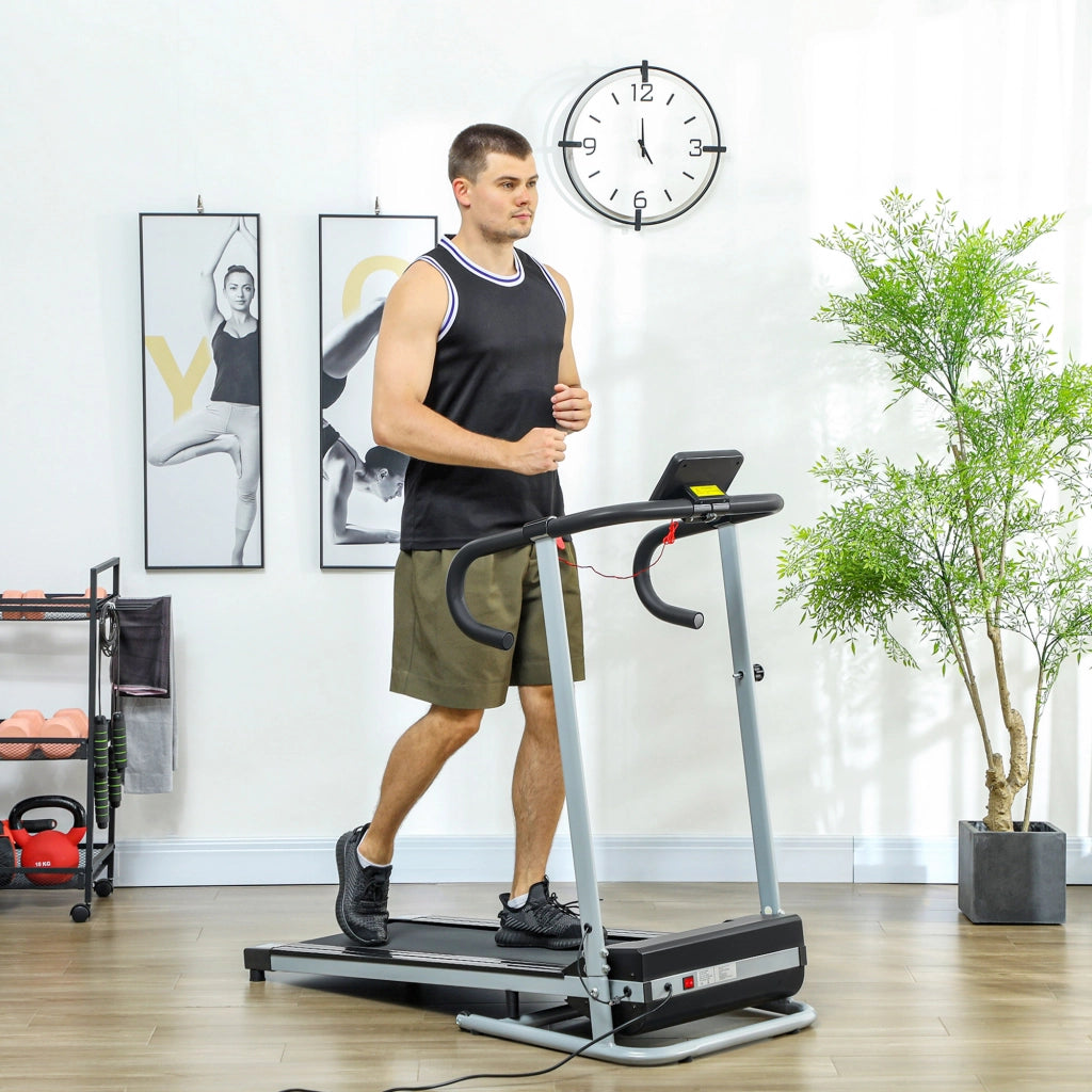 Tapis Roulant Elettrico Pieghevole ¨C Minimal ¨C 1-10 Km/h 500W Schermo Multifunzione