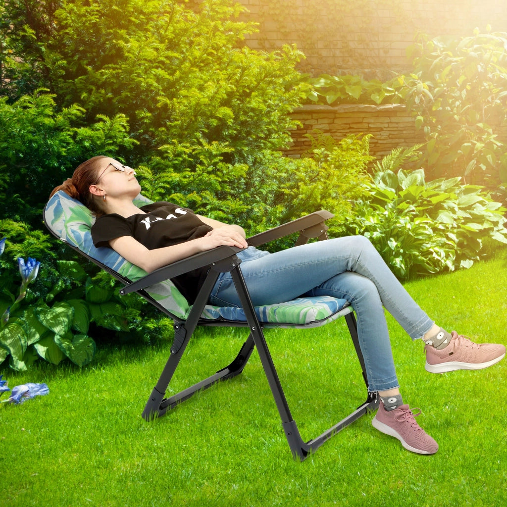 Sedia a sdraio da giardino KADAX, pieghevole, da spiaggia, regolabile, comoda, per turisti, da terrazza