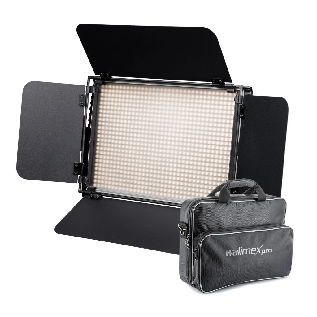 Niova 900 Plus Bi Colour con luce LED a pannello dimmerabile, luci da studio con telecomando, 54 W, luci fotografiche, luce video