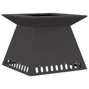 Focolare Nero 60 x 60 x 50 cm Acciaio CFW5465018