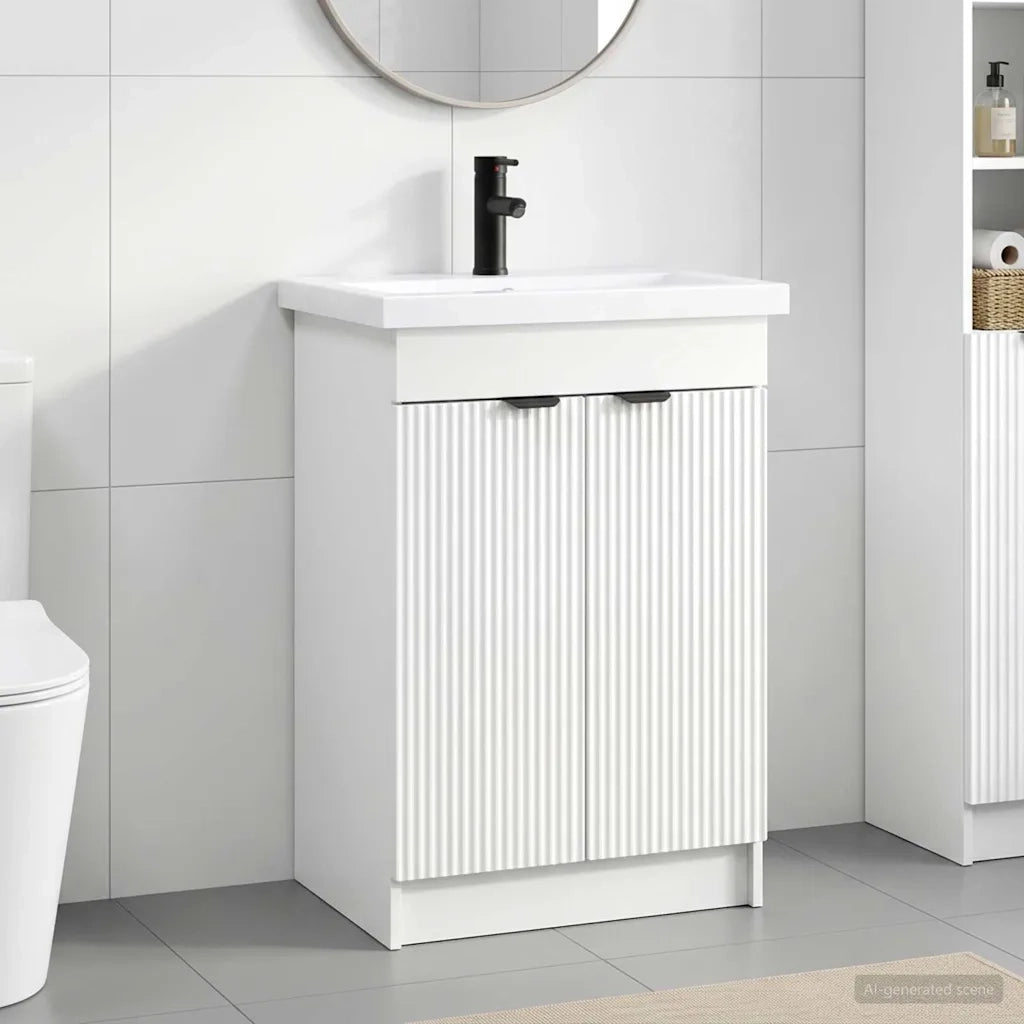Set di mobili per il bagno Bianco 78,5 x 37,5 x 81 cm 3404154
