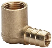PORTAGOMMA METANO 90  ° FILETTO FEMMINA - OTTONE MM 14 1/2F- 5 pezzi