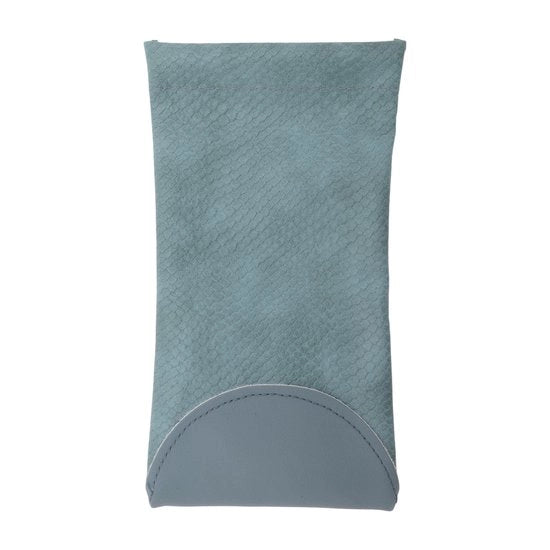 Etui per occhiali da sole con chiusura a click - impermeabile - rivestimento in velluto - dimensioni 6,89x3,54 cm