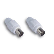 SPINA DRITTA COASSIALE TV SELF FME - MM 9,5 OHM 75 CF=PZ 2- 5 confezioni