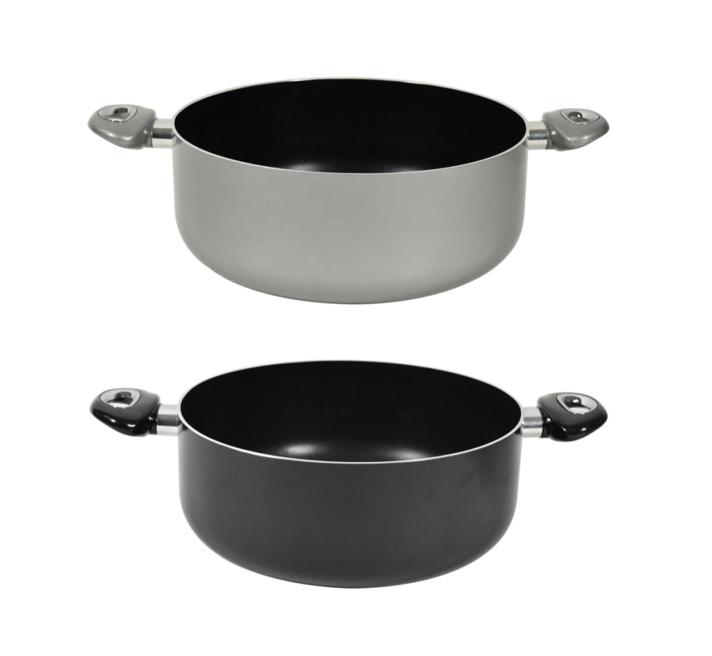 CASSERUOLA CHEF INDUCTION  CON 2 MANICI 26 CM COLORI ASSORTITI