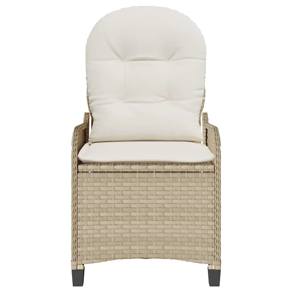 Poltrona reclinabile Beige 56 x 66 x 95 cm polyrattan CFW5498014