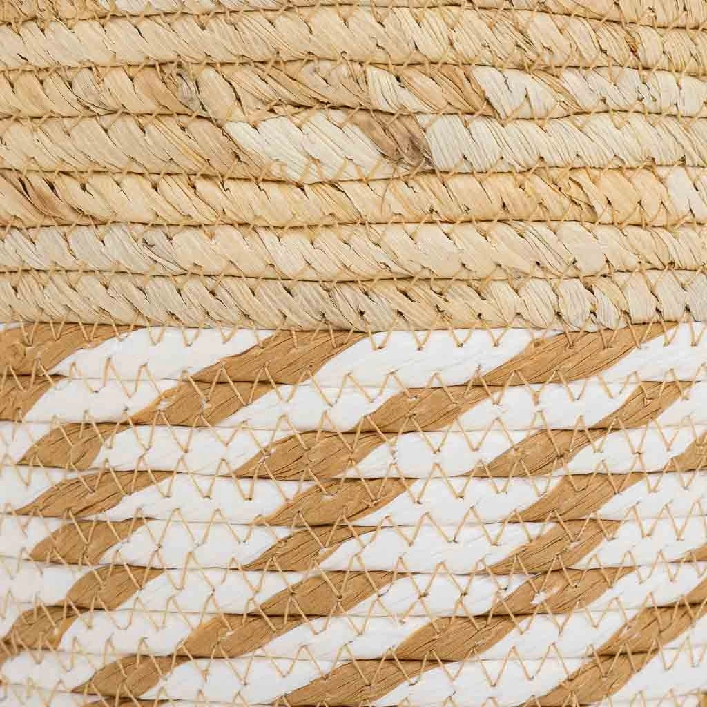 Cesto in fibra naturale marrone D24x18