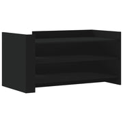 Tavolino da salotto | Tavolino da caff¨¨ | Tavolino da Soggiorno Nero 100x50x50 cm Legno Multistrato